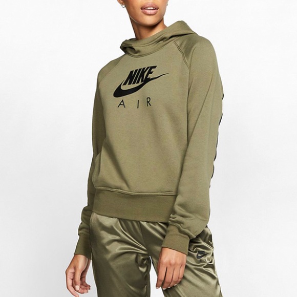 Nike Tops - Nike Air NSW Olive Green Hoodie